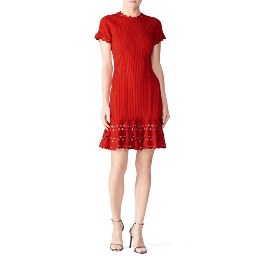 Jonathan Simkhai Knit Zig Zag Dress